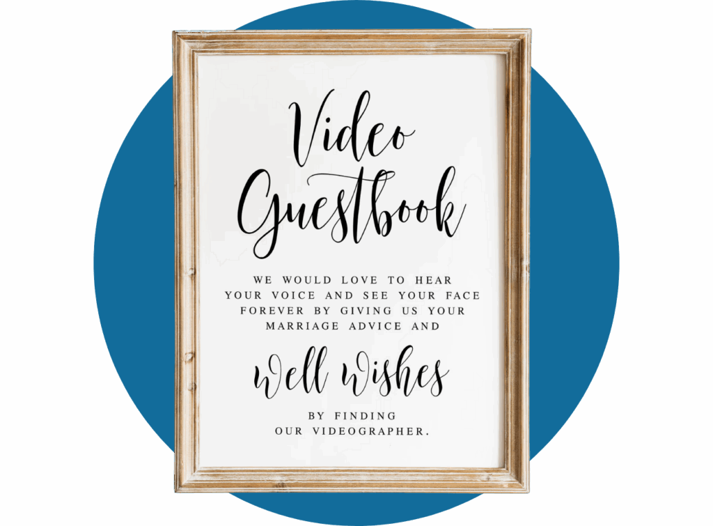 video guest book sign